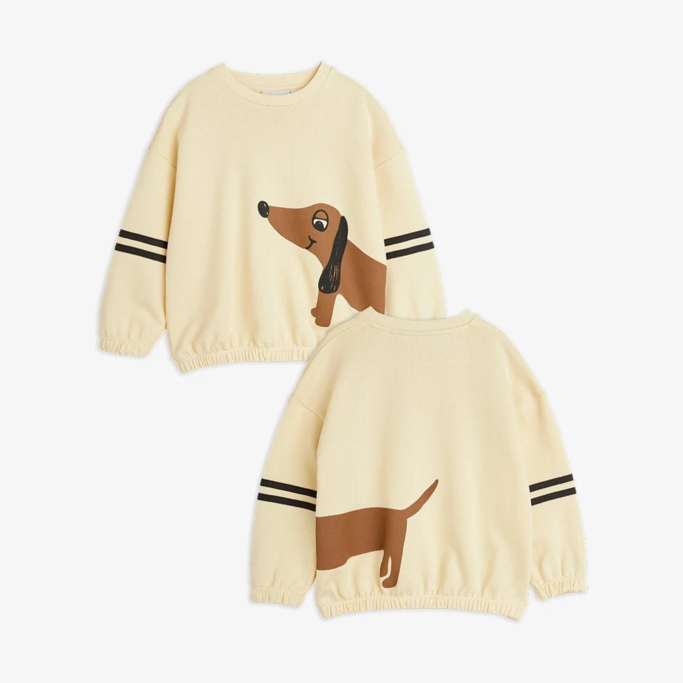 Mini Rodini - Блузи - Dog Stripes Sweatshirt - Love|Labels