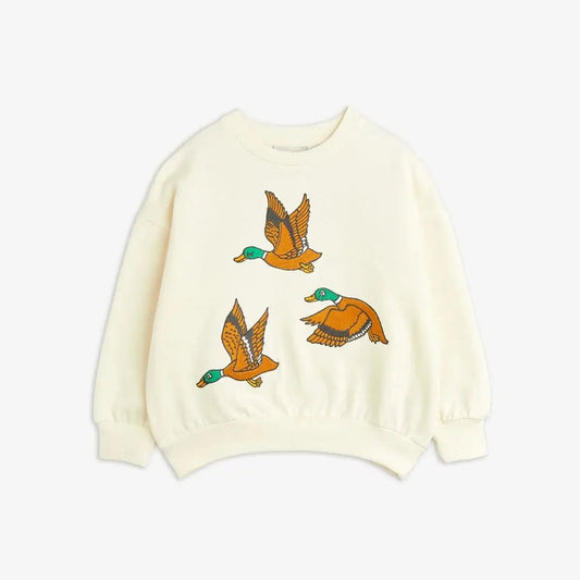 Mini Rodini - Блузи - Ducks Embroidered Sweatshirt - Love|Labels