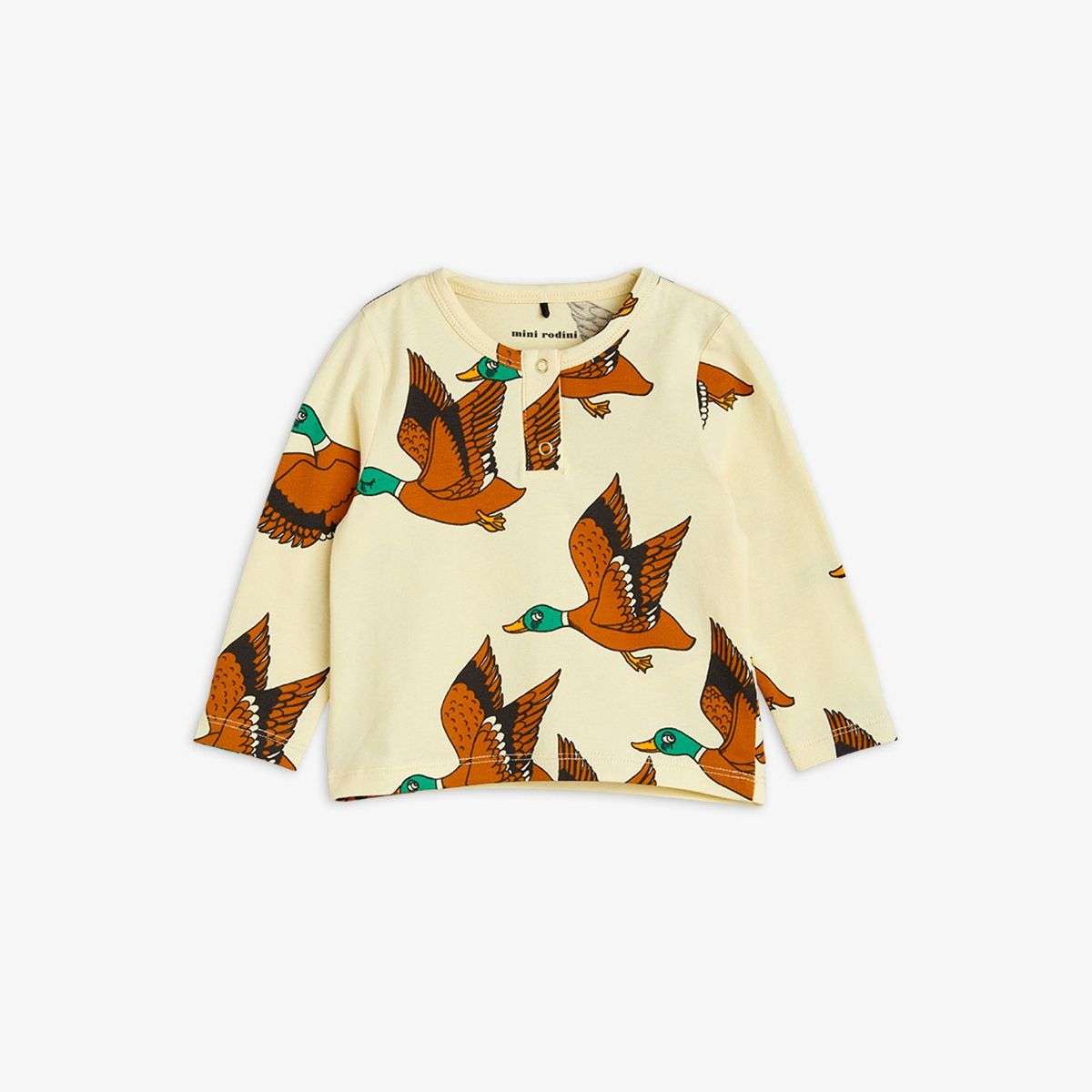 Mini Rodini - Блузи - Ducks Long Sleeve T-Shirt - Love|Labels