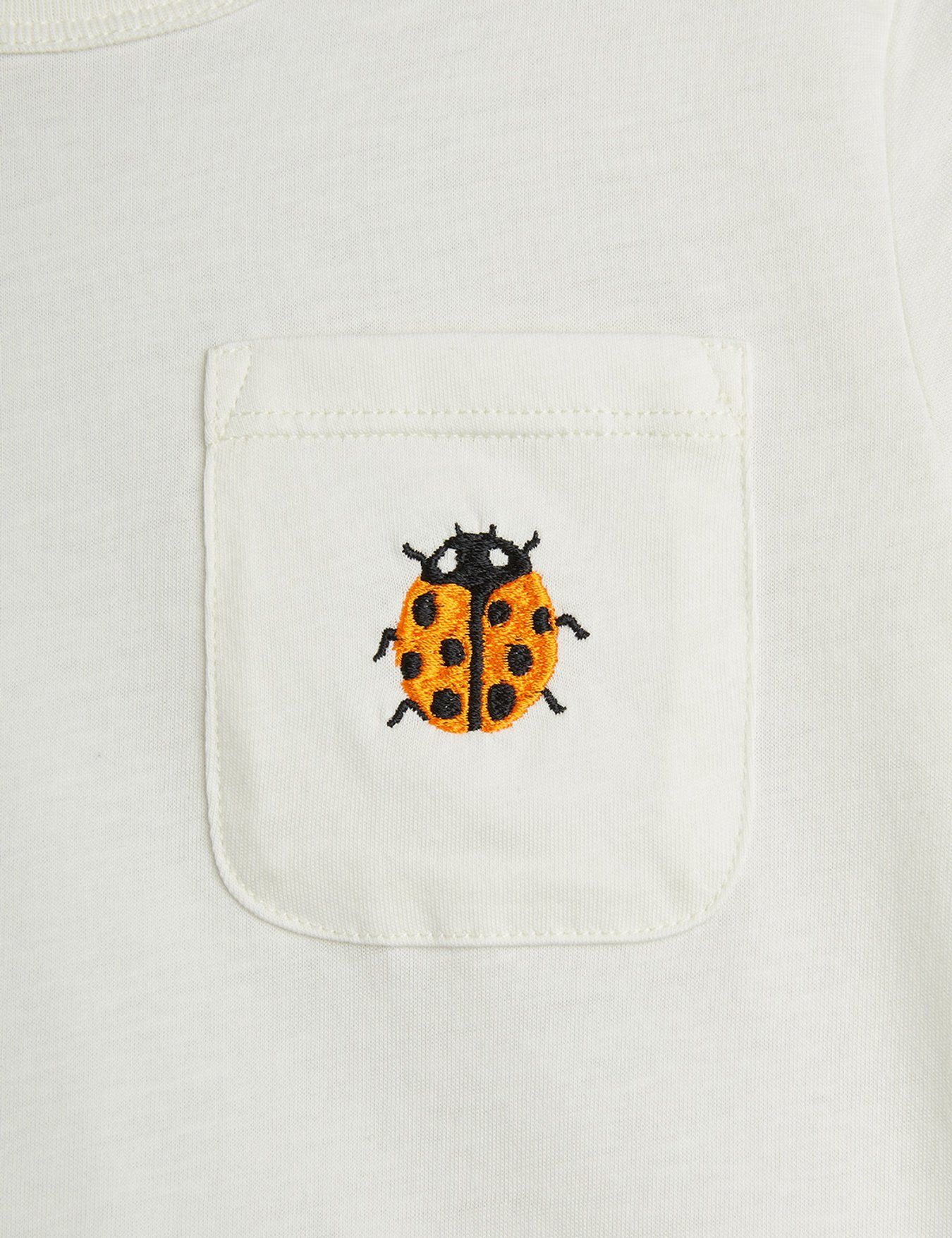 Mini Rodini - Тениски - Ladybug Pocket T-Shirt - Love|Labels