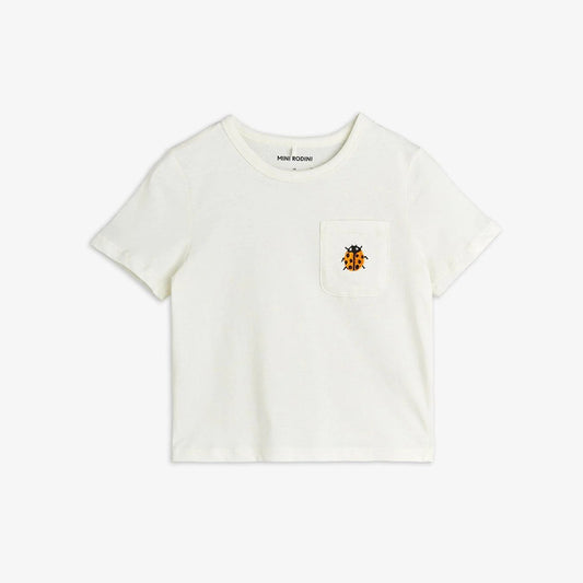 Mini Rodini - Тениски - Ladybug Pocket T-Shirt - Love|Labels