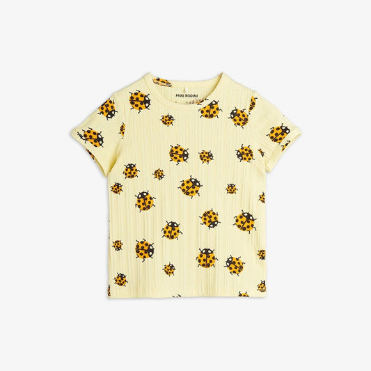 Mini Rodini - Тениски - Ladybug Yellow T-Shirt - Love|Labels