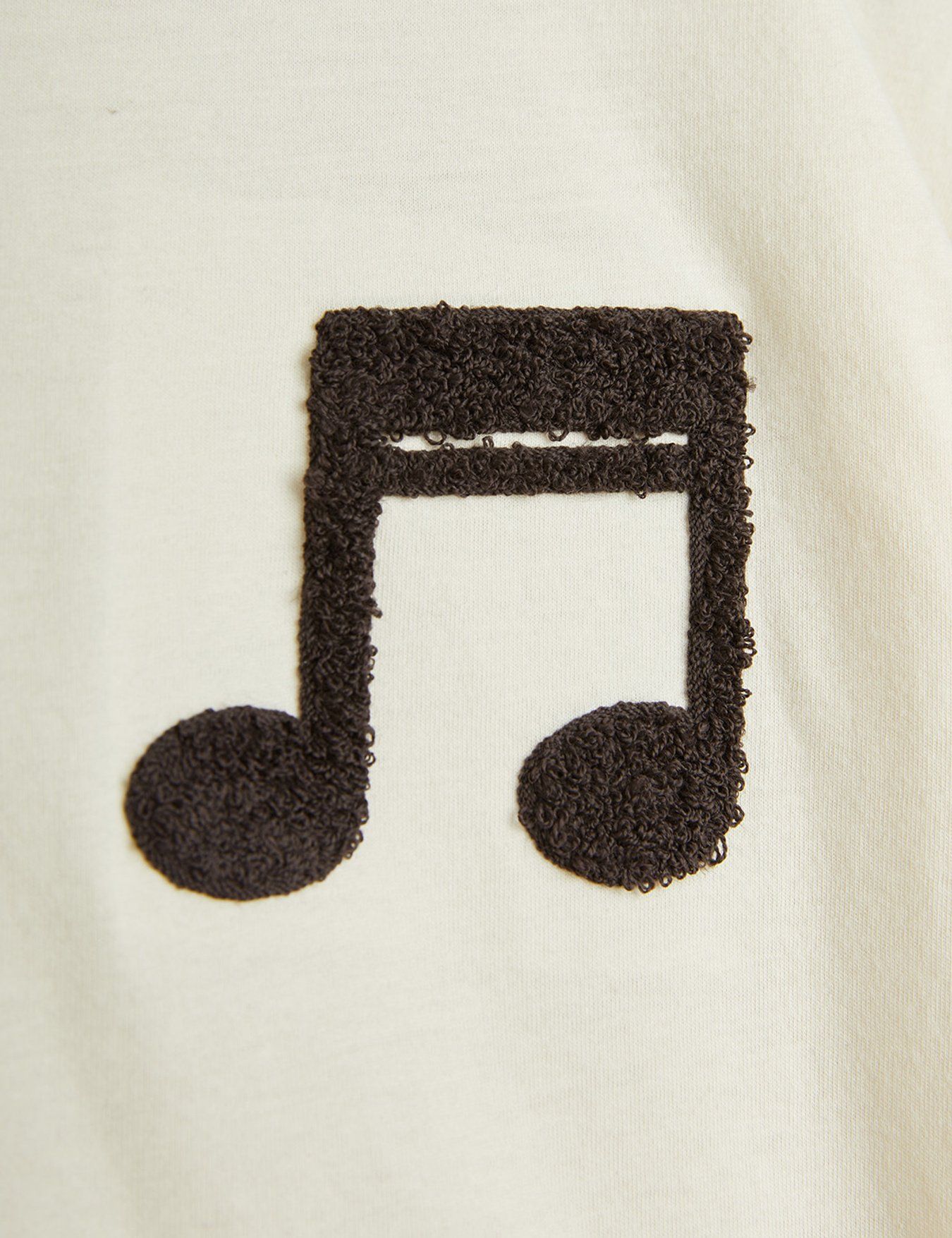Mini Rodini - Тениски - Off - White Note T-Shirt - Love|Labels