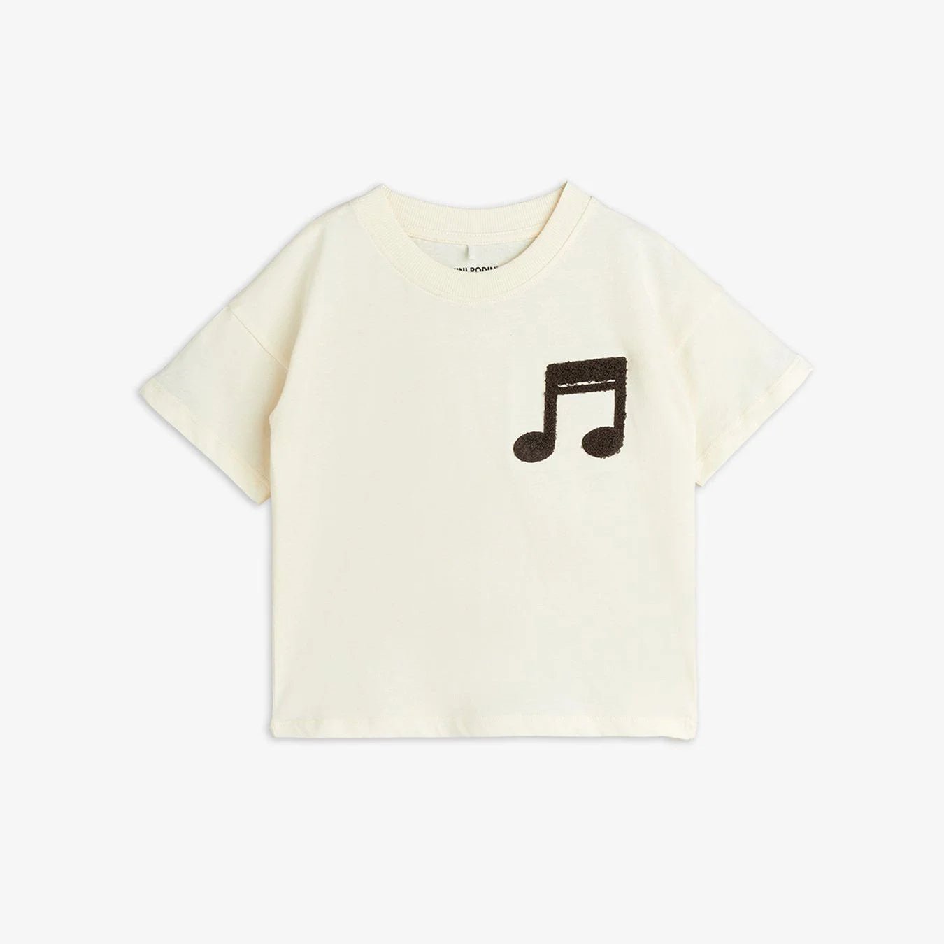 Mini Rodini - Тениски - Off - White Note T-Shirt - Love|Labels