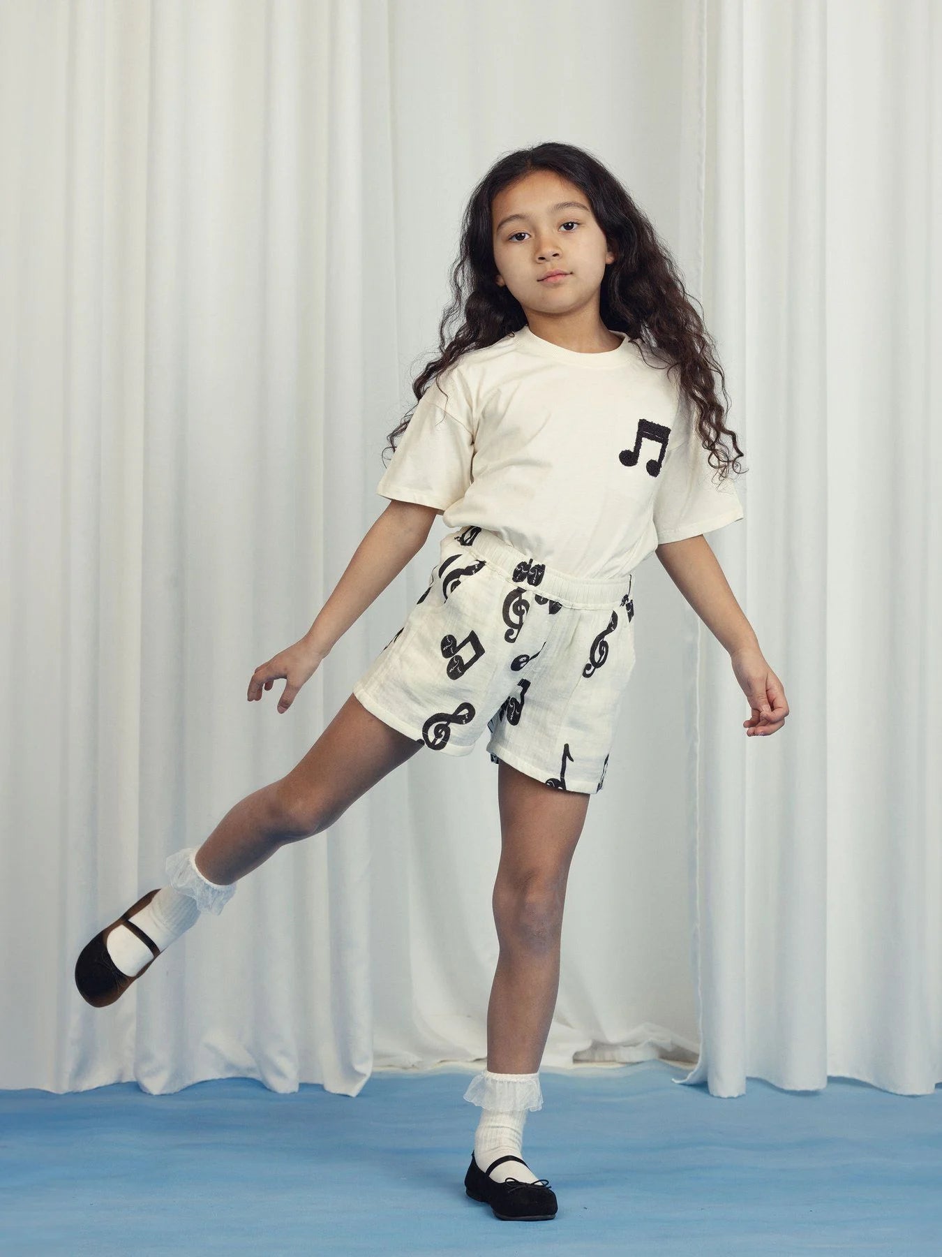 Mini Rodini - Тениски - Off - White Note T-Shirt - Love|Labels