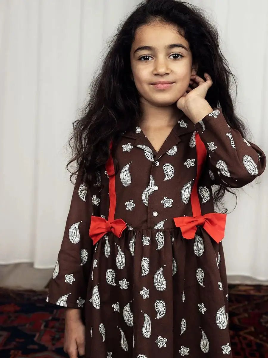 Mini Rodini - Рокли - Paisley Woven Dress - Love|Labels