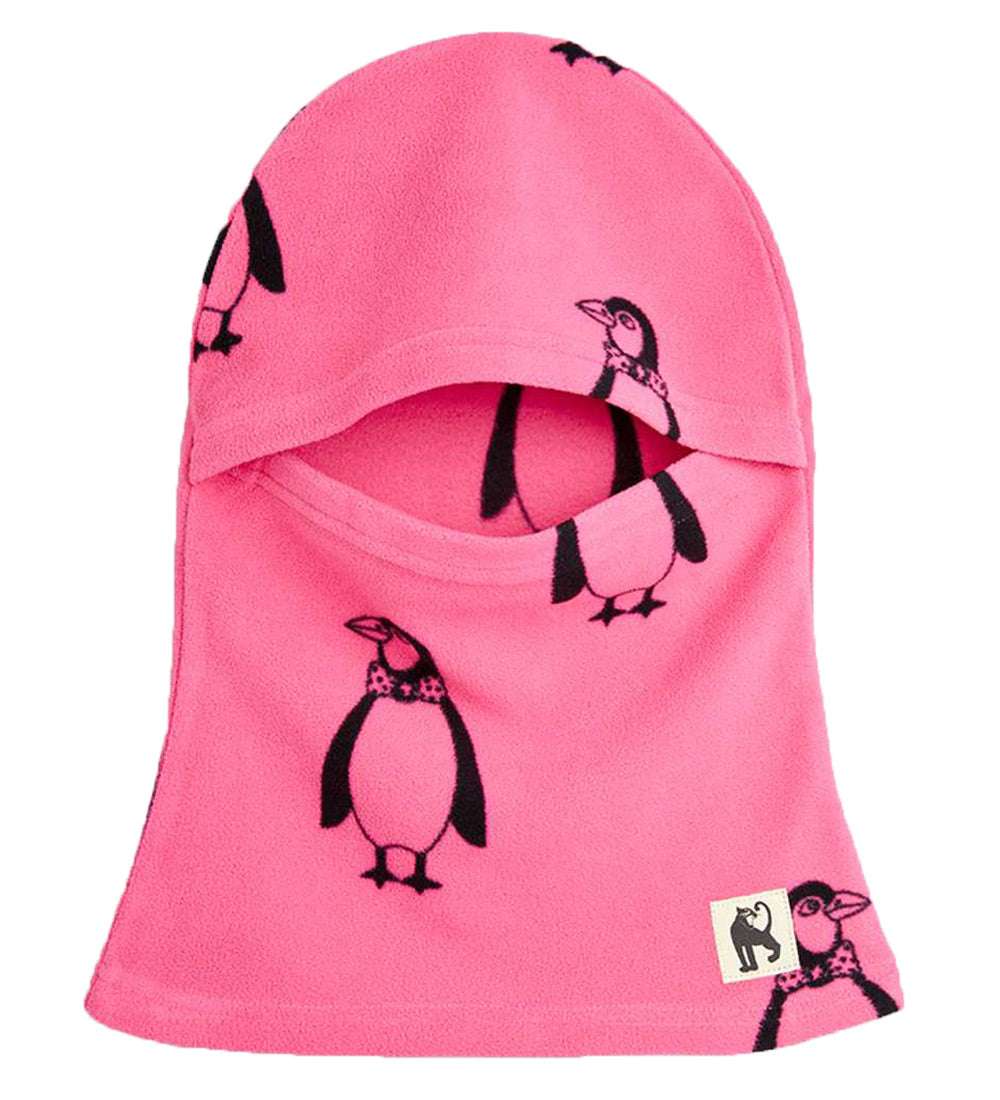 Mini Rodini - Аксесоари - Шапки - Penguin Fleece Balaclava - Love|Labels