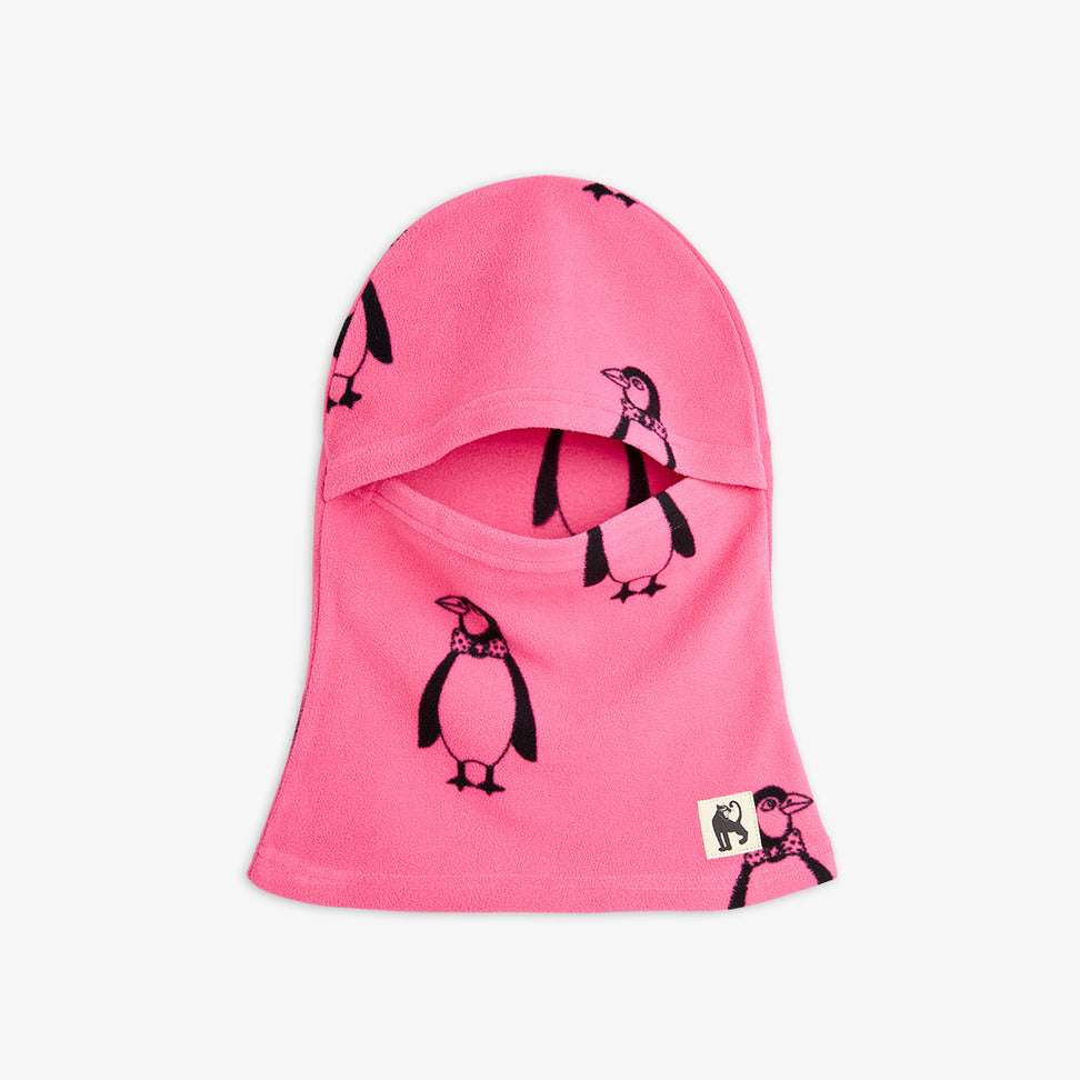 Mini Rodini - Аксесоари - Шапки - Penguin Fleece Balaclava - Love|Labels