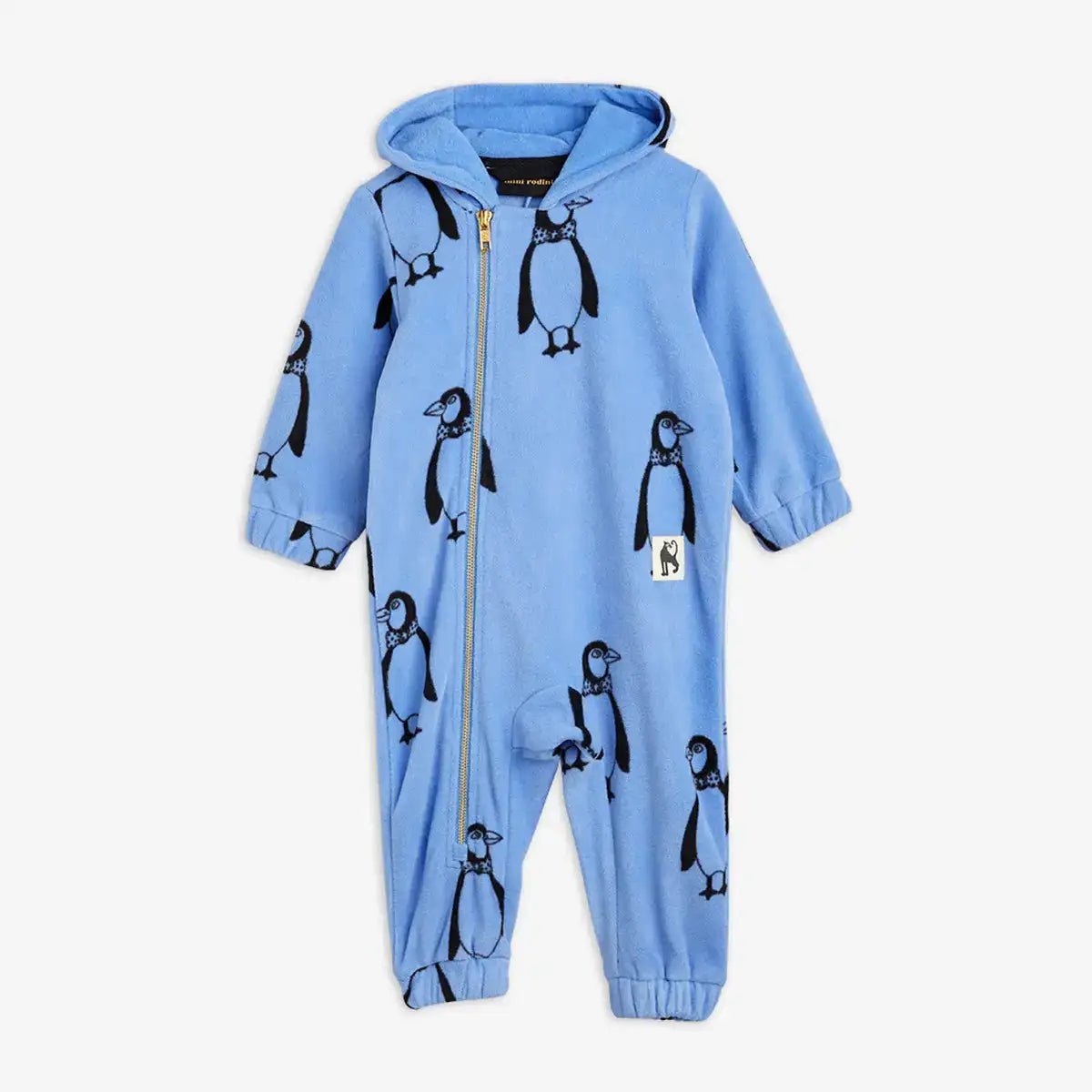 Mini Rodini - Ромпери - Penguin Fleece Romper - Love|Labels
