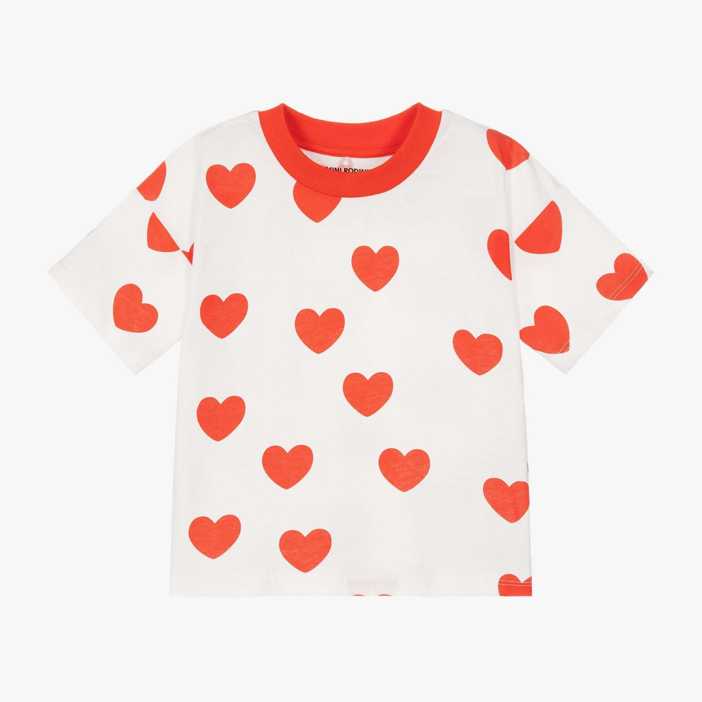 Mini Rodini - Тениски - Red Hearts T-Shirt - Love|Labels