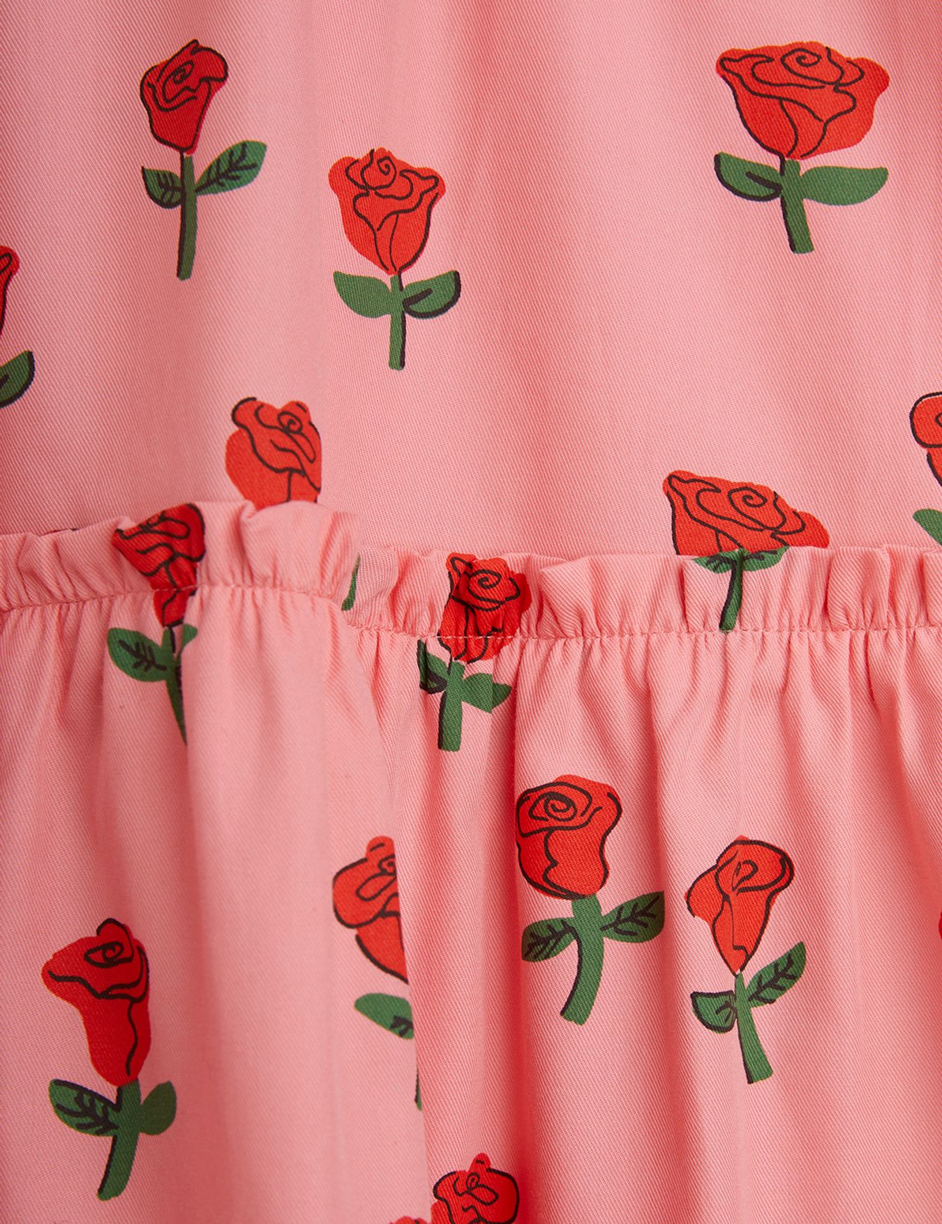 Mini Rodini - Рокли - Roses Woven Dress - Love|Labels
