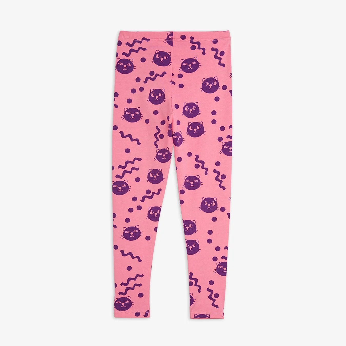 Mini Rodini - Клинове - Squiggly Cats Leggings - Love|Labels