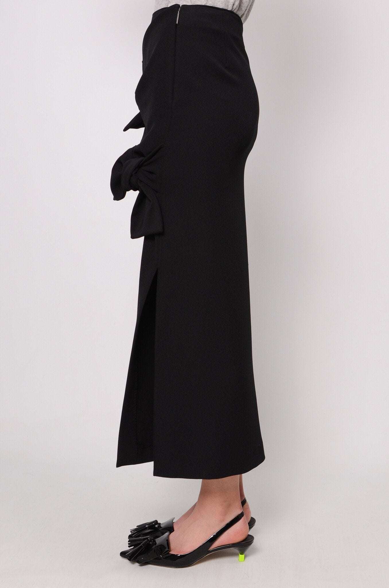 MSGM - Black Knots Skirt - Love|Labels