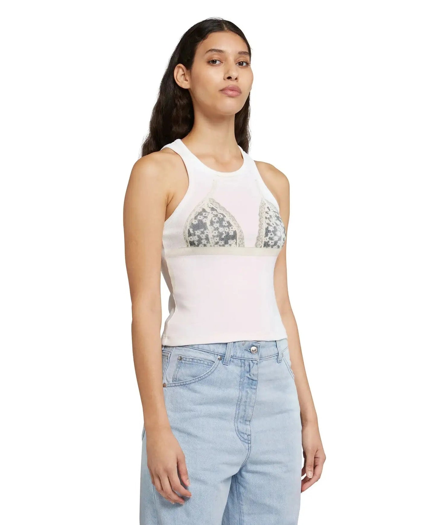 MSGM - Потници - Bra - Print Tank Top - Love|Labels