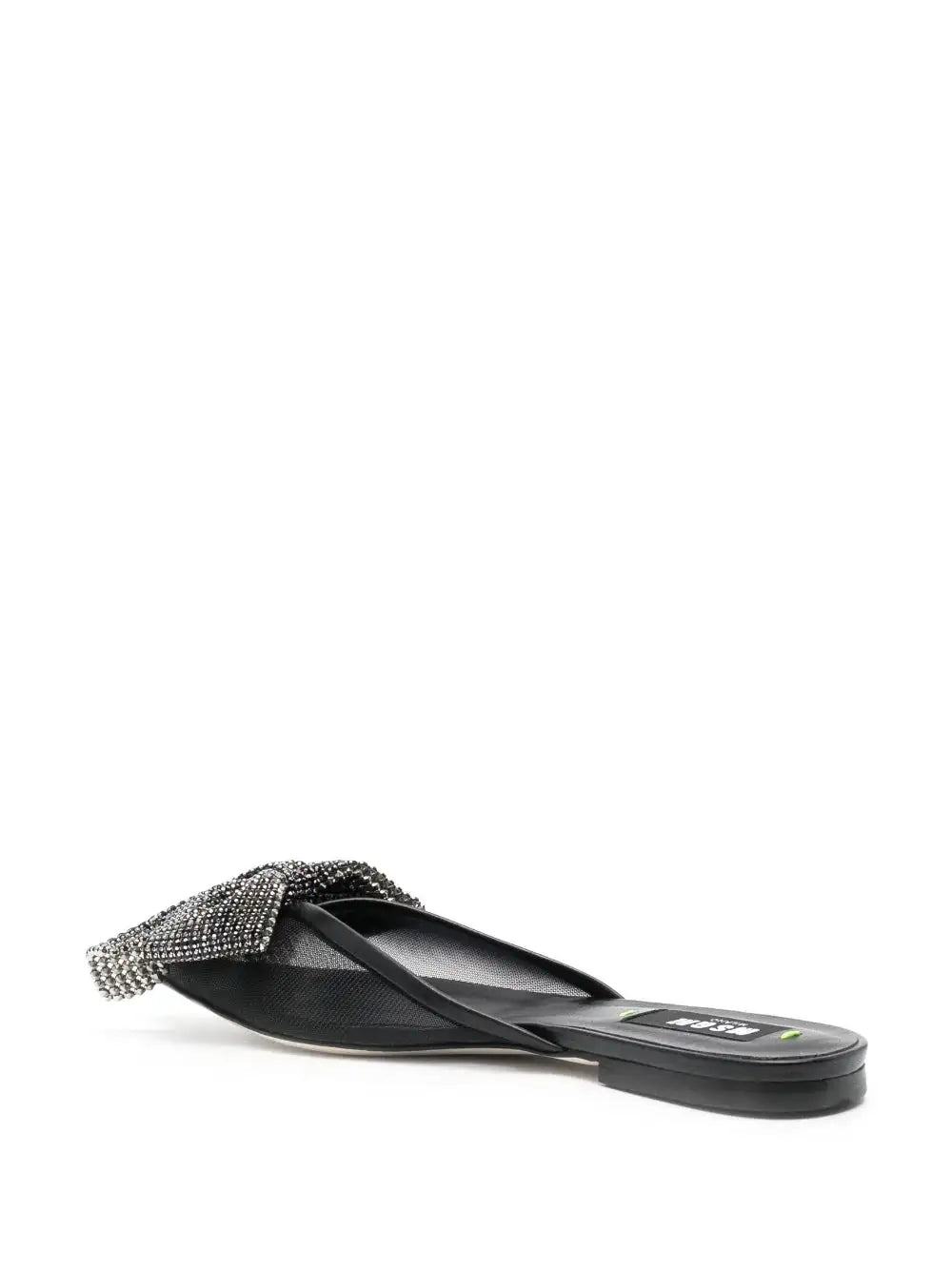 MSGM - Обувки - Crystal Embellished Bow Mules - Love|Labels