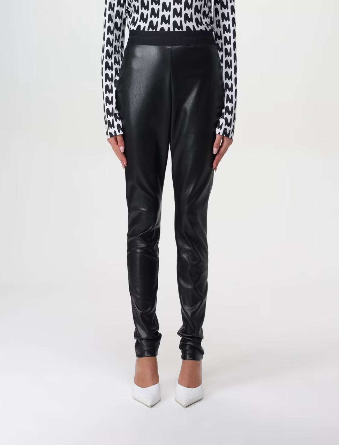 MSGM - Клинове - Faux - Leather Leggings - Love|Labels