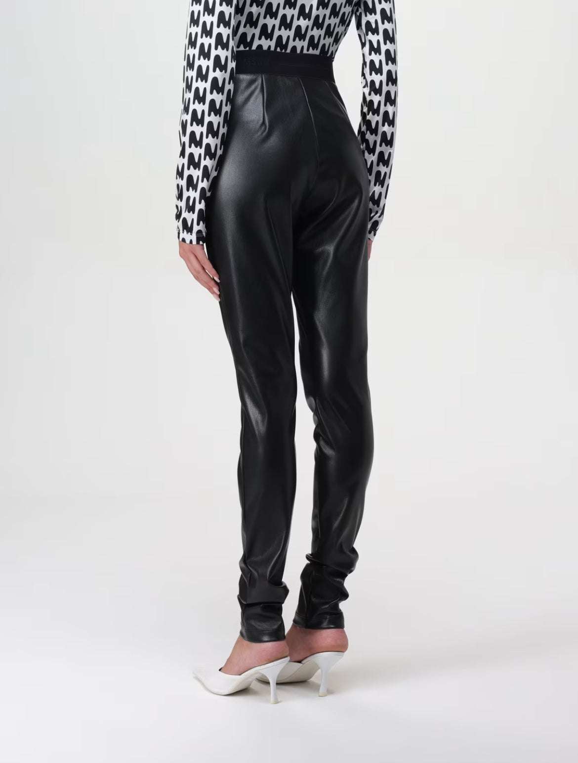 MSGM - Клинове - Faux - Leather Leggings - Love|Labels