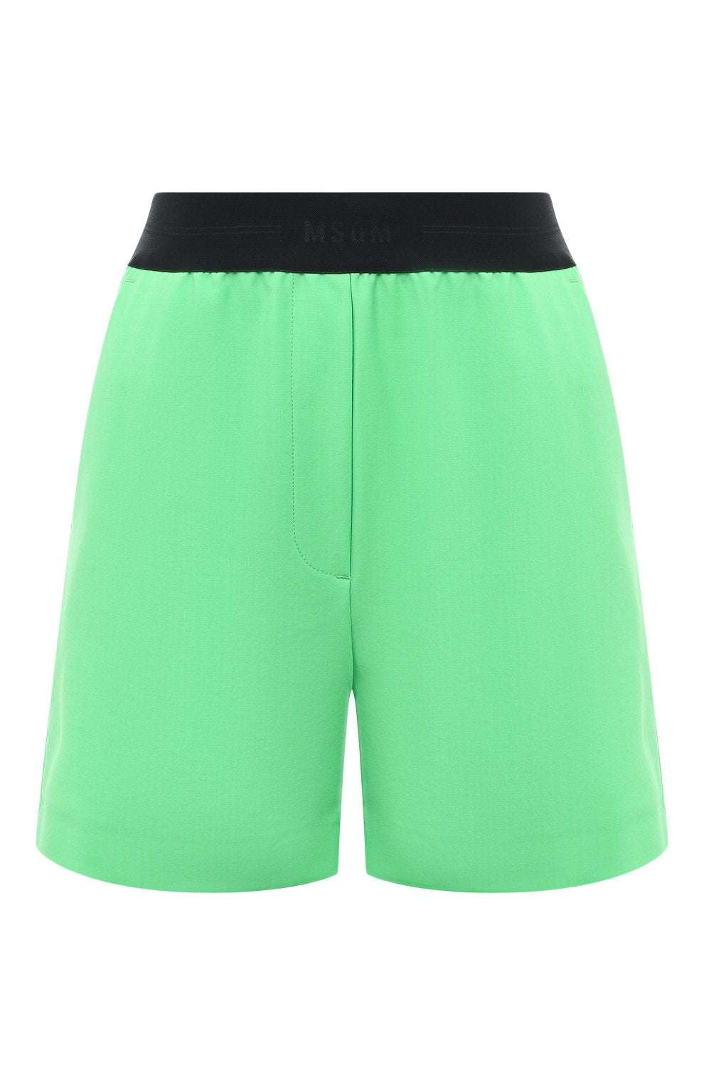 MSGM - Шорти - Green Logo - Waistband Shorts - Love|Labels