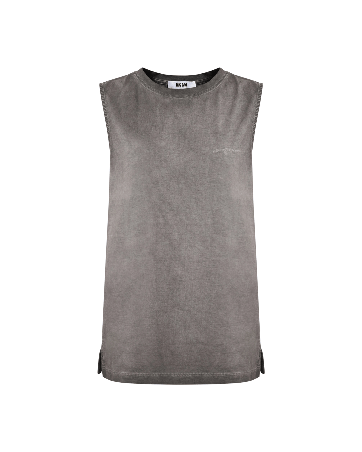 MSGM - Потници - Greyish Tank Top - Love|Labels