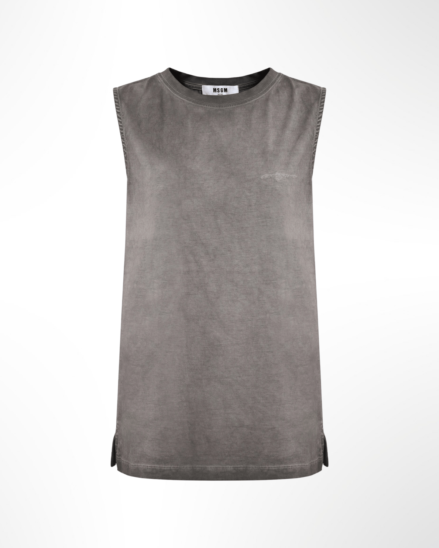 MSGM - Потници - Greyish Tank Top - Love|Labels