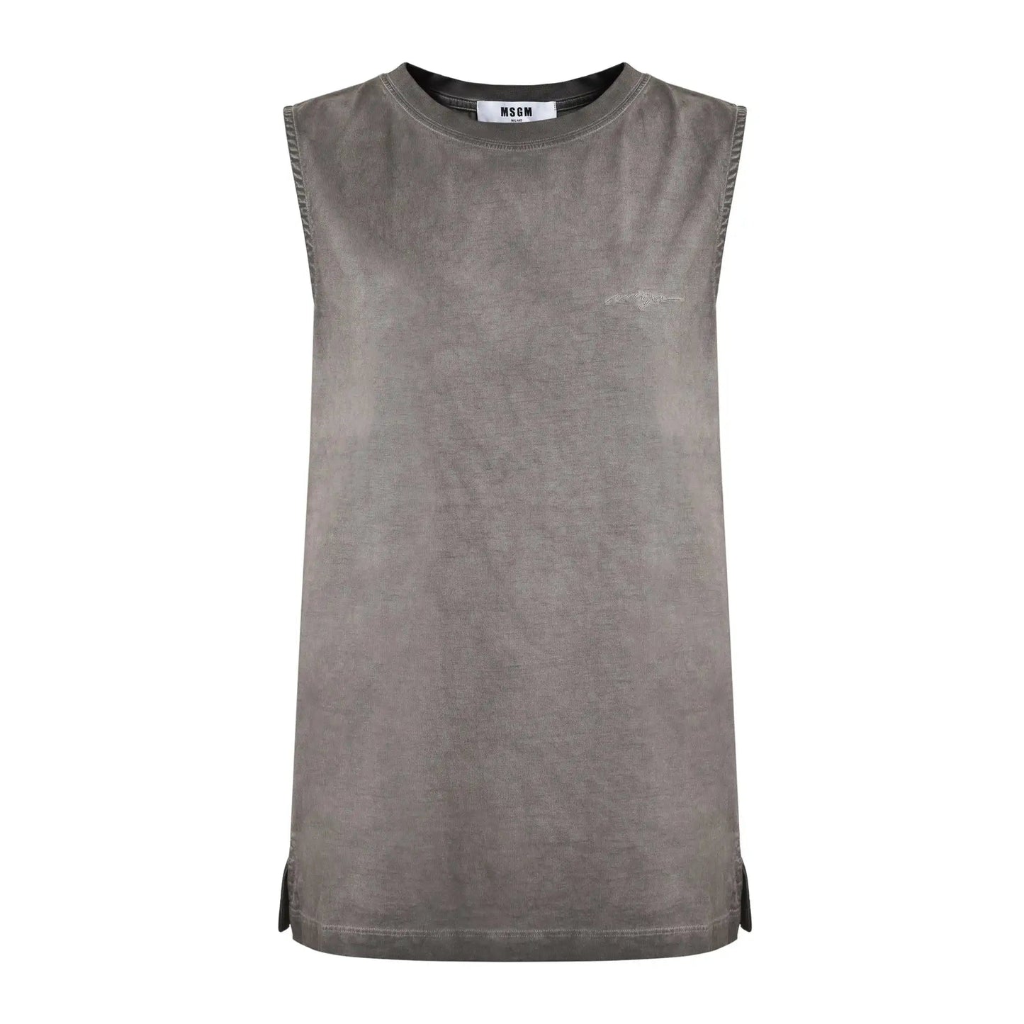 MSGM - Потници - Greyish Tank Top - Love|Labels