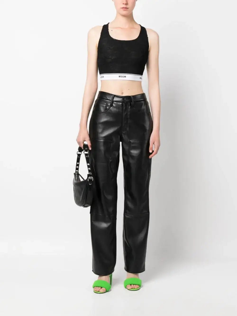MSGM - Бельо - Сутиени - Lace Brassiere with Elastic Band - Love|Labels