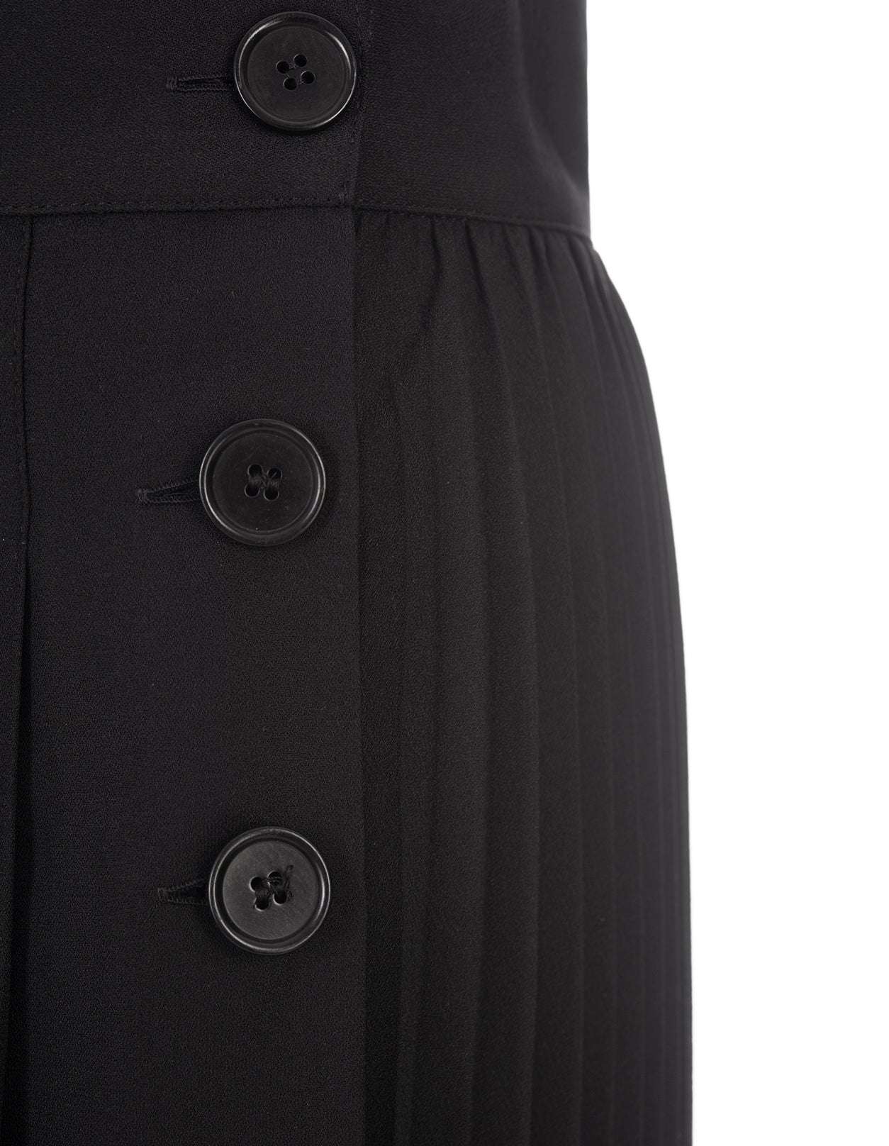 MSGM - Поли - Pleated Asymmetric Long Skirt - Love|Labels