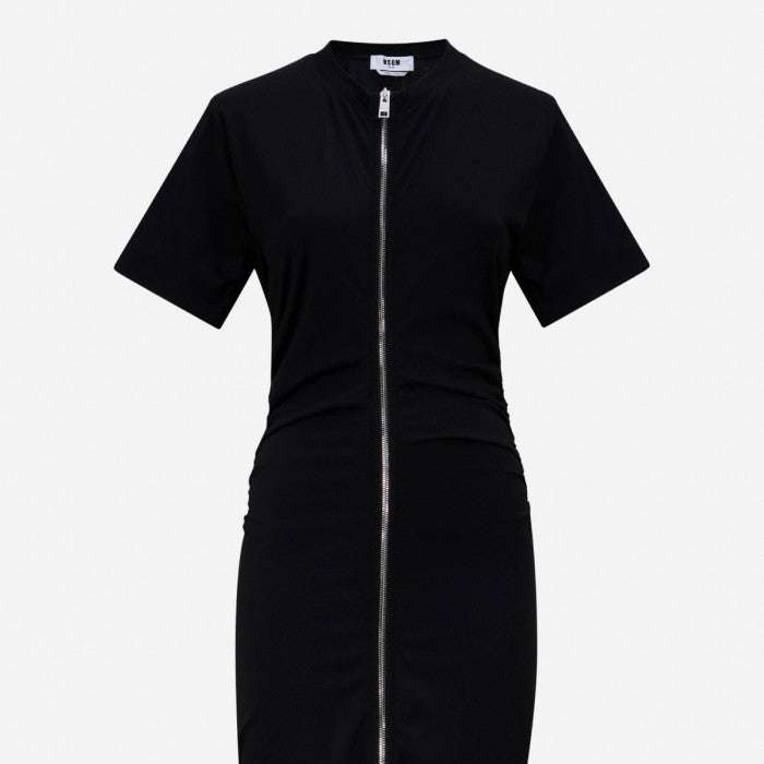 MSGM - Рокли - Poplin Shortsleeve Dress - Love|Labels