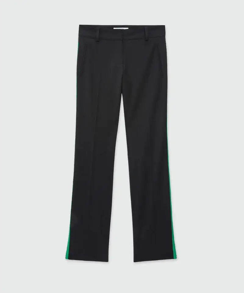 MSGM - Side Zip Black Pants - Love|Labels