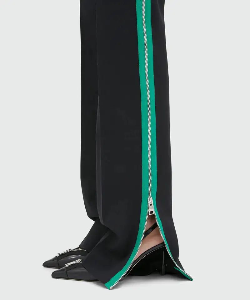 MSGM - Side Zip Black Pants - Love|Labels