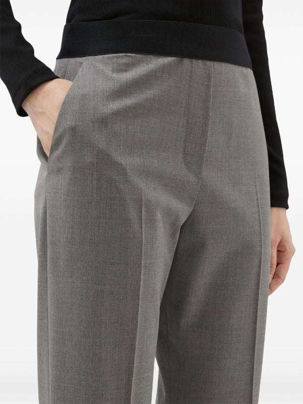 MSGM - Панталони - Straight Grey Trousers - Love|Labels
