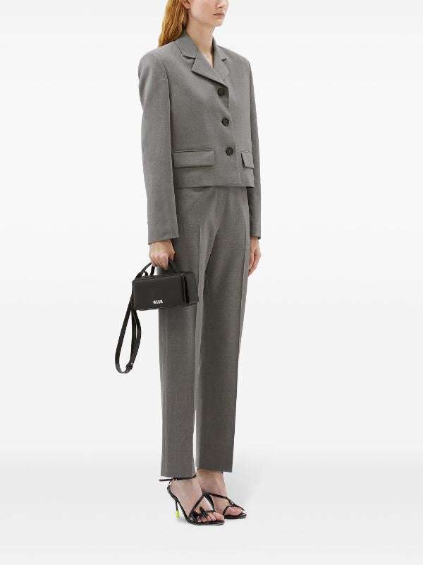 MSGM - Панталони - Straight Grey Trousers - Love|Labels
