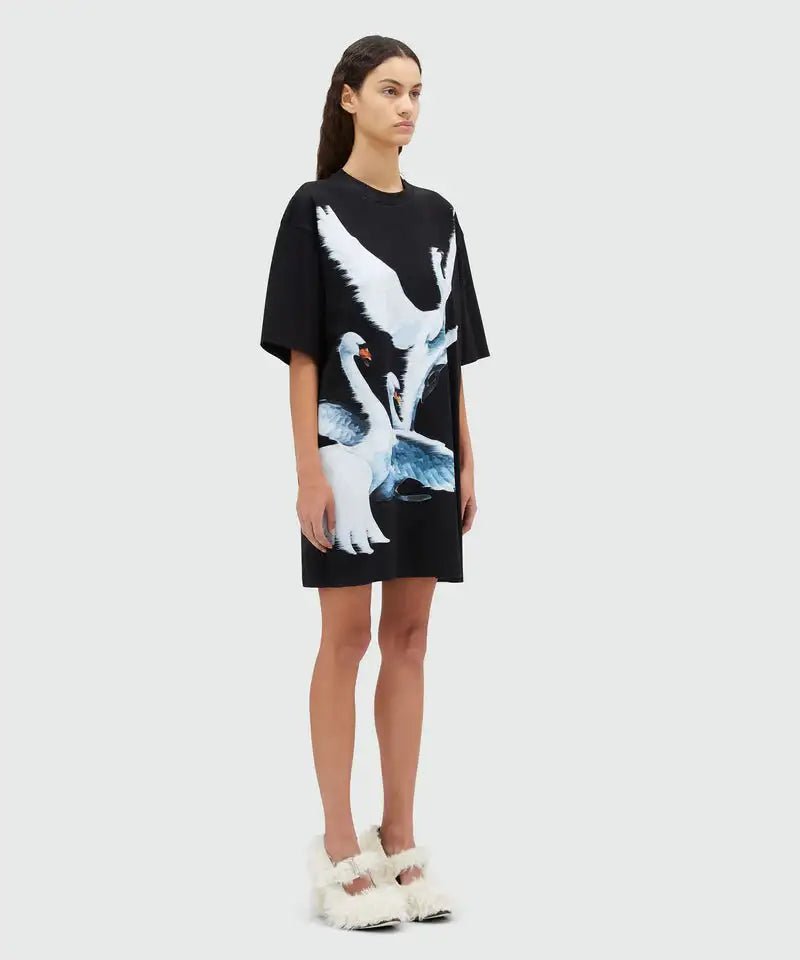 MSGM - Рокли - T-Shirt Dress With Print - Love|Labels