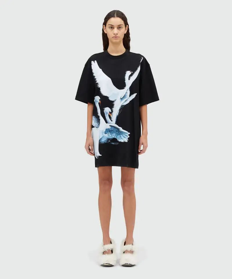 MSGM - Рокли - T-Shirt Dress With Print - Love|Labels