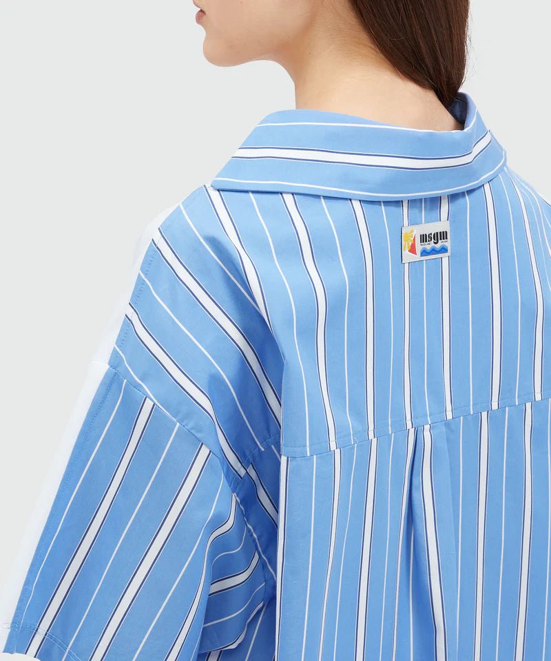 MSGM - Тениски - T-Shirt In Mix Of Fabrics - Love|Labels