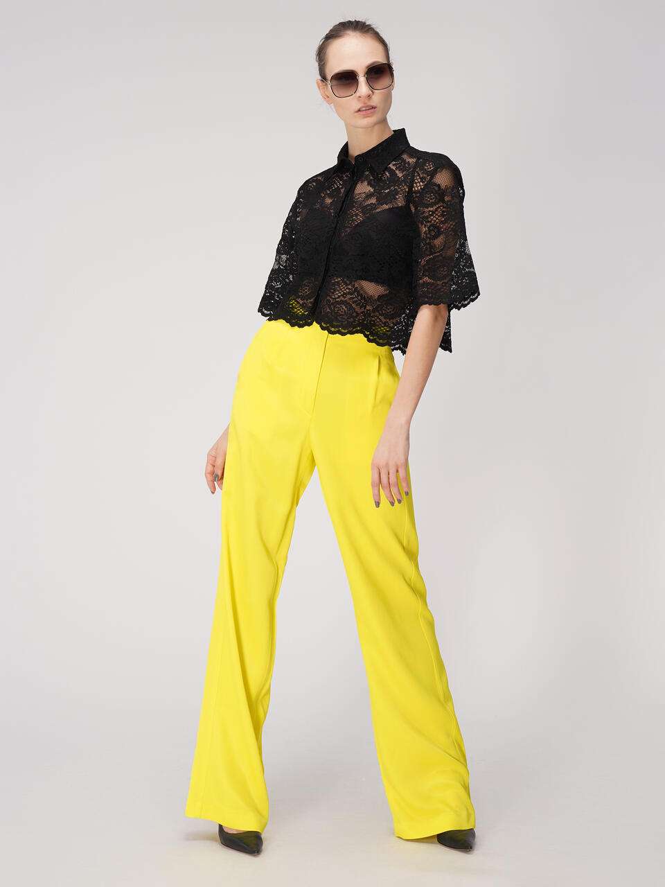 MSGM - Панталони - Tailored Pants with Side Band - Love|Labels