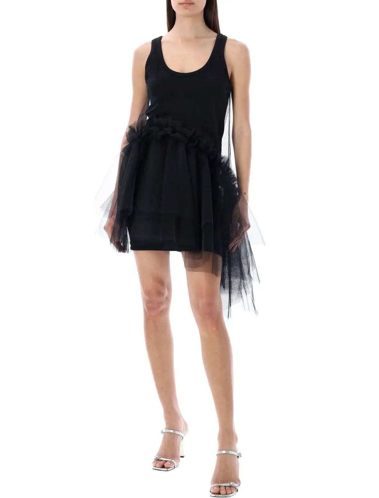 MSGM - Рокли - Tulle Detailed Sleeveless Dress - Love|Labels