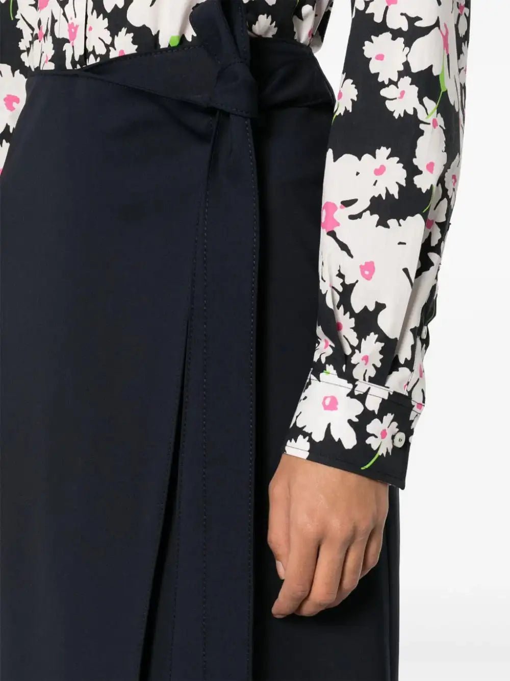 MSGM - Поли - Wrap Midi Skirt - Love|Labels