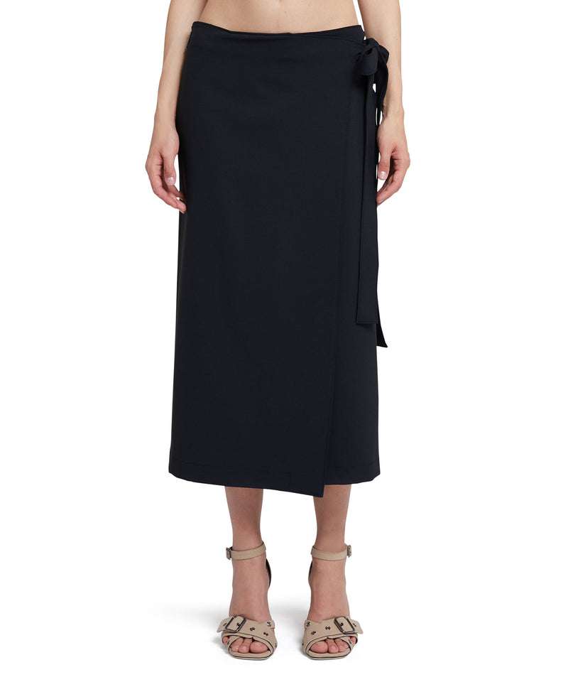 MSGM - Поли - Wrap Midi Skirt - Love|Labels
