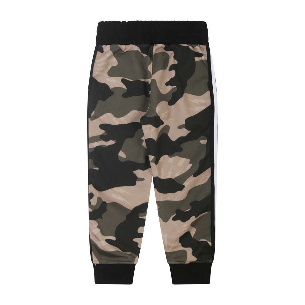 Neil Barrett Kids - Панталони - Camouflage Joggers - Love|Labels