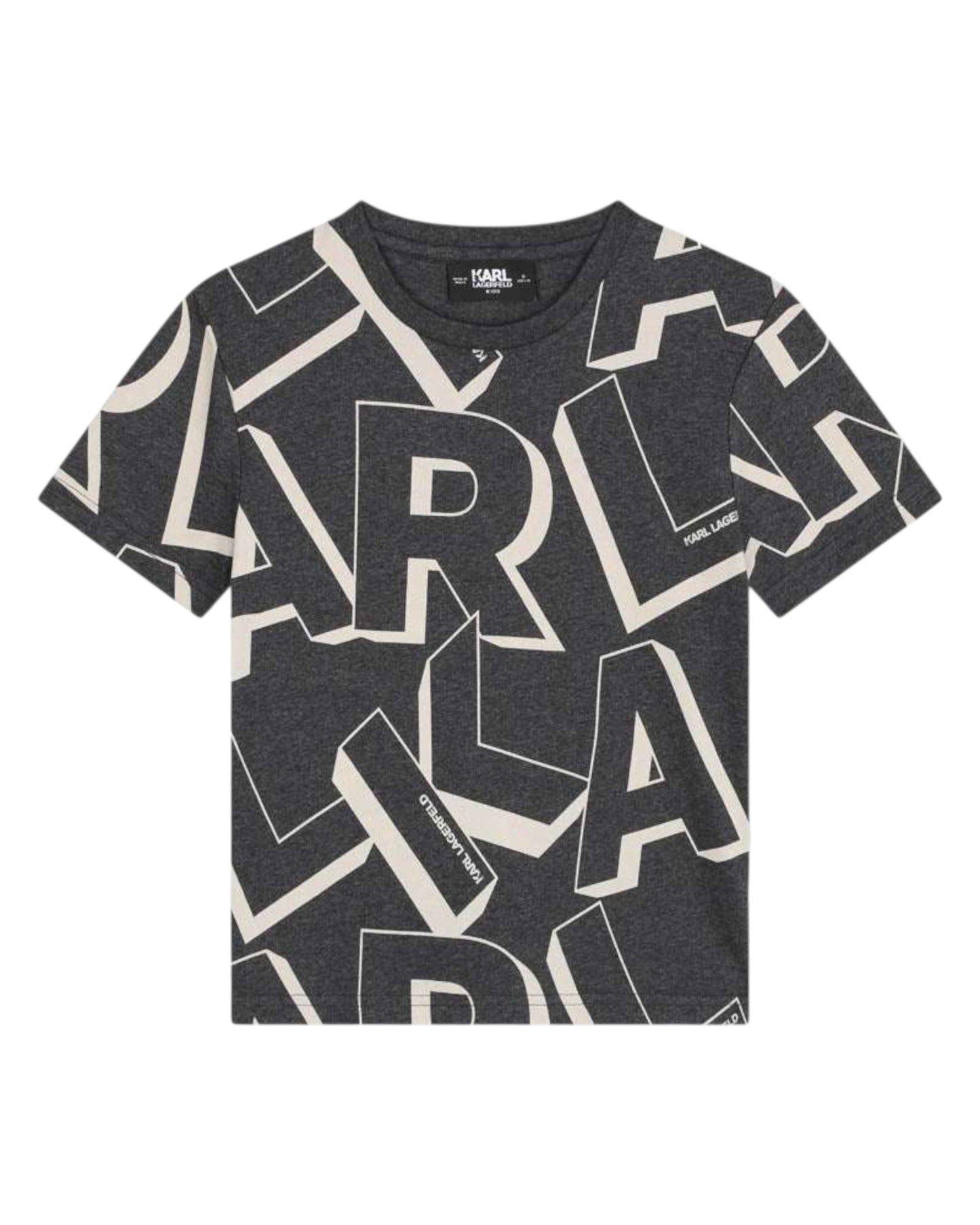 Grey & Ivory Logo T-Shirt