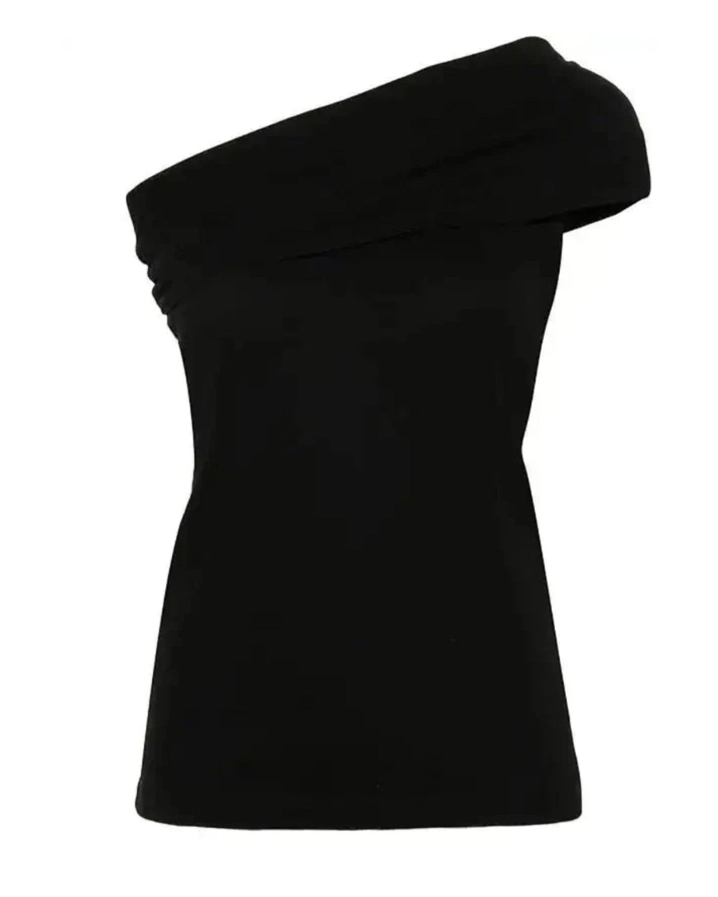 Black One Shoulder Top