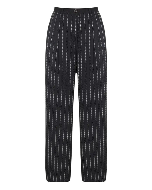 Black Crystals Trousers