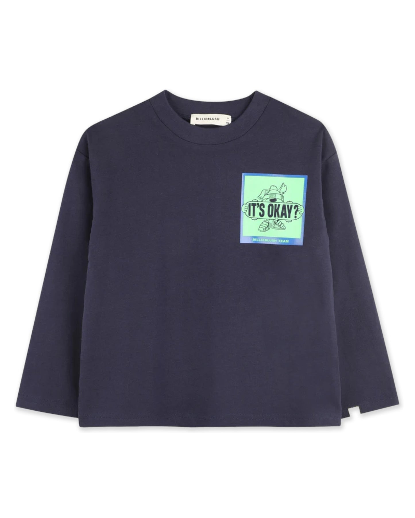 Dark Blue Long Sleeve T-Shirt