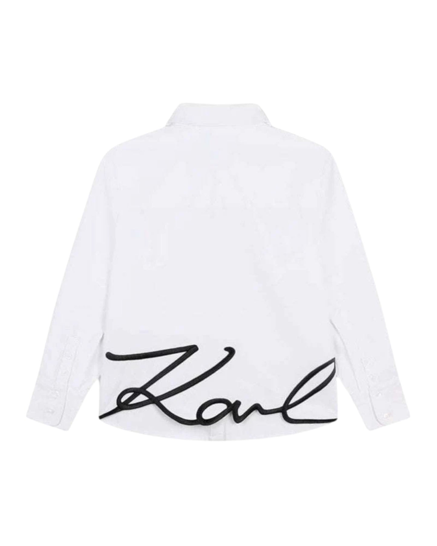 Signature Logo Button-Up Shirt