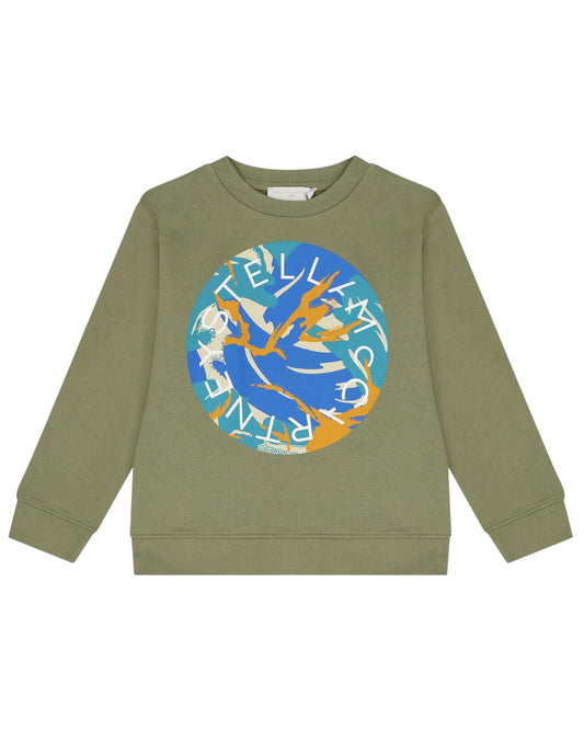 Green Logo Sweatshirt