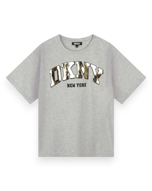 Grey Gold Logo T-Shirt