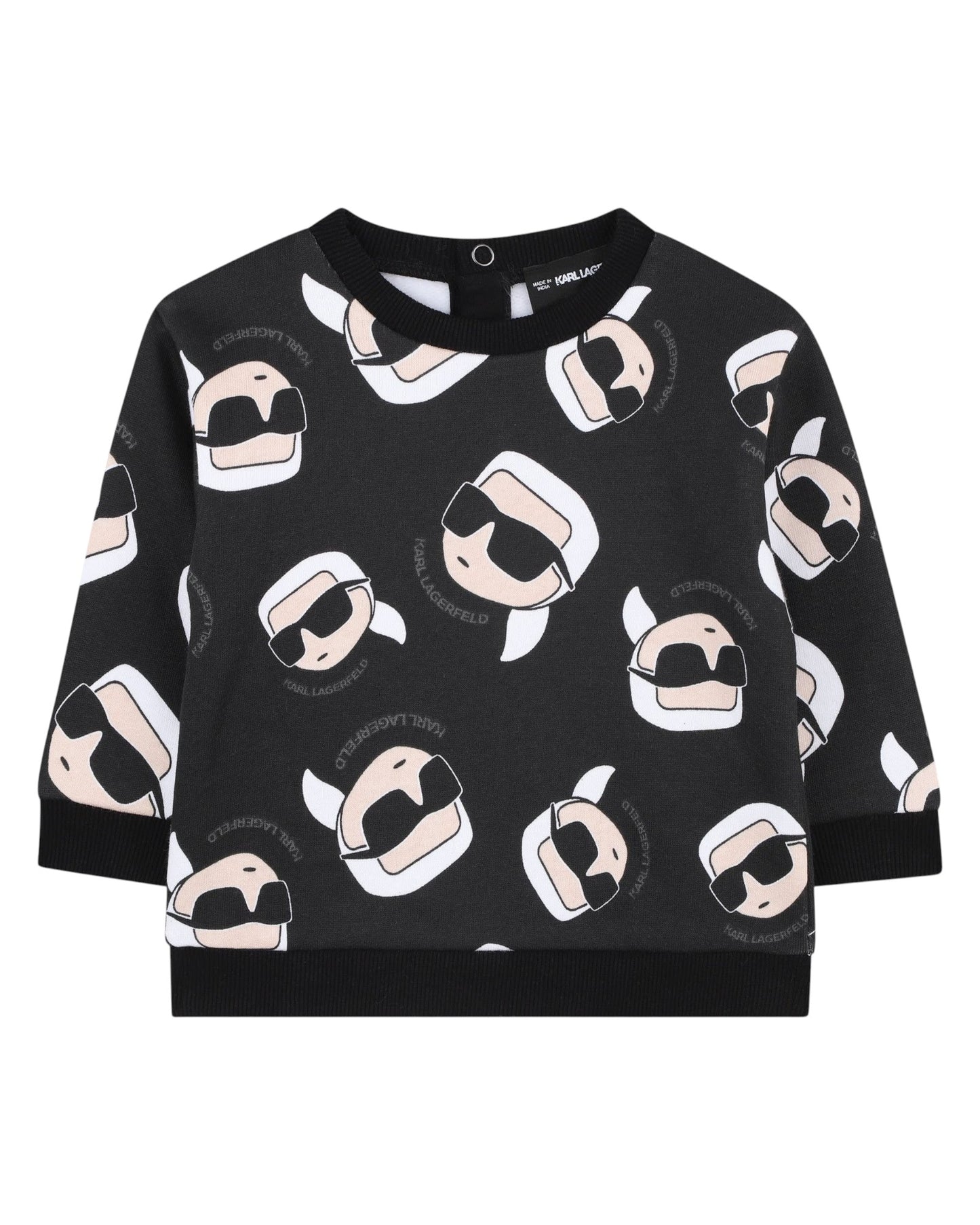 Karlito Print Black Sweatshirt