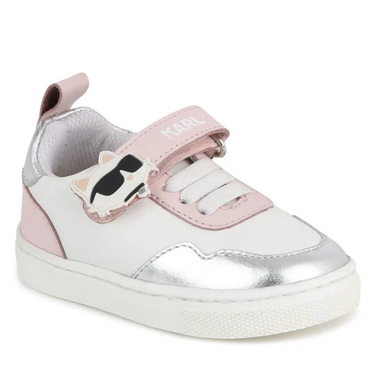 K/Ikonik Sneakers Pink & Silver