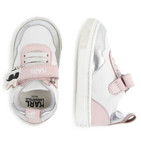 K/Ikonik Sneakers Pink & Silver